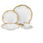 Service de table en porcelaine 49 pièces, service pour 8 49 pièces