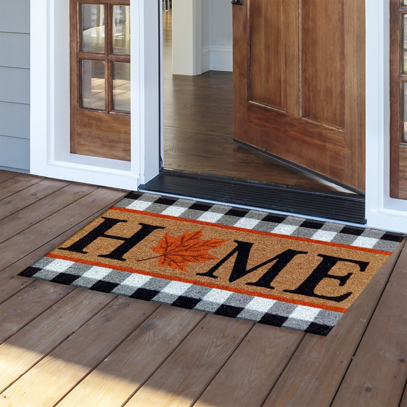 Fall Home Coir Doormat
