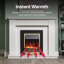 Dimplex Cheriton Deluxe Optiflame free standing electric flame effect fire, 63.9cm W-90874807