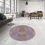 Tapis rose/bleu/vert à motifs Daryll-1847746566