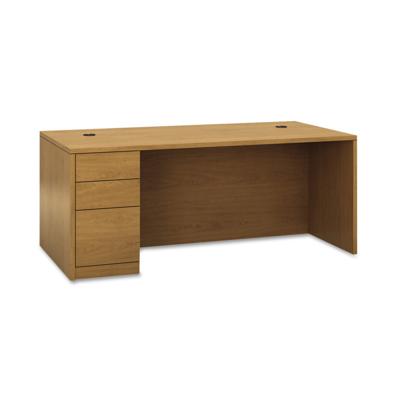 10500 Series Executive Desk, Mahogany, Left