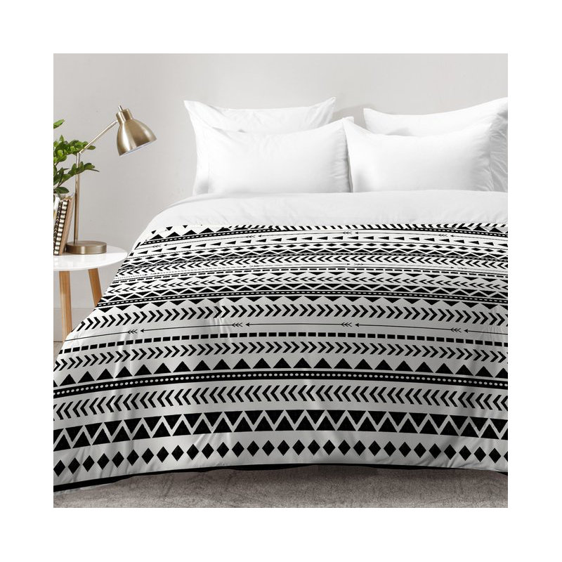 Allyson Johnson Modern & Contemporary Polyester Striped Comforter, King Comforter + 2 King Shams
