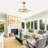 30" Modern Gold Dimmable Caged Chandelier Ceiling Fan with LED Lights and Remote Control
