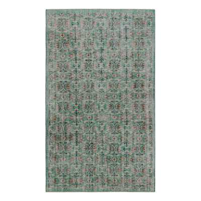 One-of-a-Kind 4'8''x8'2'' 1960s Wool Area Rug