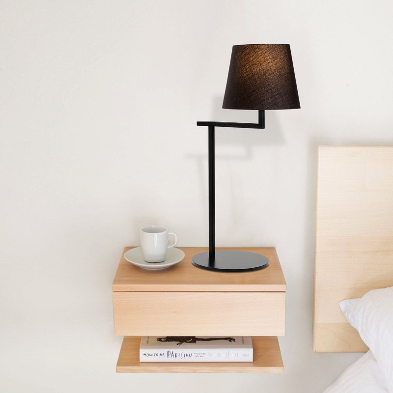 Lampe de table noire 19,69 po Ellesmere