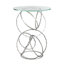 Olympus Glass Top Accent Table