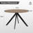 Solid Wood Round Dining Kitchen Table