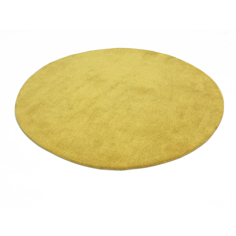Enedina Solid Colour Area Rug, Round 120cm