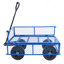 Chariot de jardin multifonctionnel pour outils - Camion de jardin à pneus solides pour le bois de chauffage, l'engrais, les débris et les outils, lit spacieux, transport facile pour le jardinage / l'agriculture / la cour / à la maison