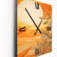 Golden Sunset Glow Over Orange Meadows, peinture I - horloge murale pré-2133390219