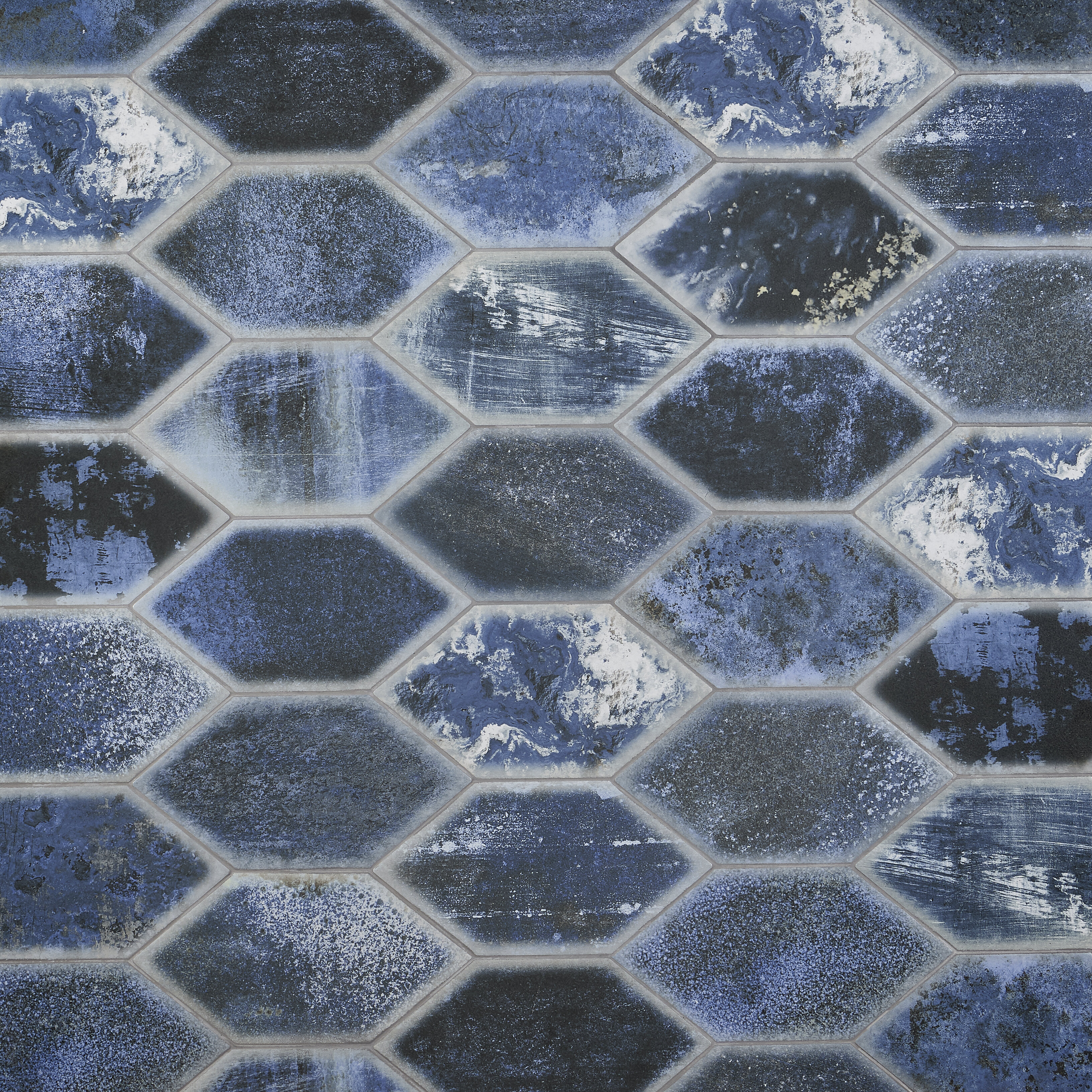 Ivy Hill Tile Merci Hex Blue 6.69 in. x 12.99 in. Matte Porcelain Floor and Wall Tile (8.39 Sq. ft./Case)