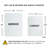 Claytin Glass Frameless Medicine Cabinet with Adjustable Shelves-1738136820