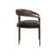 Ossiel 19.25'' H Leather Upholstered Metal Armchair-752450674