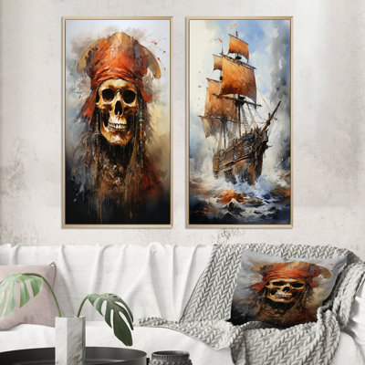 «Pirate Jolly Roger», 2 pièces