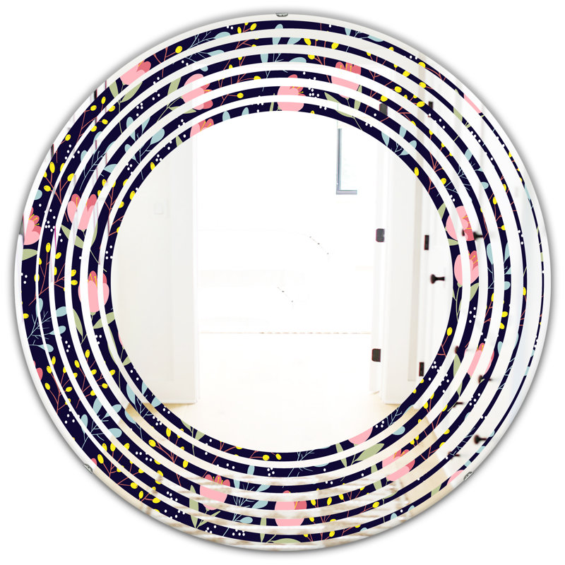 Miroir mural Wave, H 31,5 po x l po