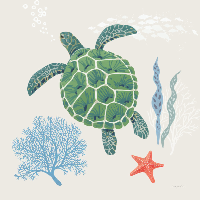 «Lintgen Free As The Ocean III On Sand On Canvas» par Lisa Audit Print, H 36 po x l 36 po