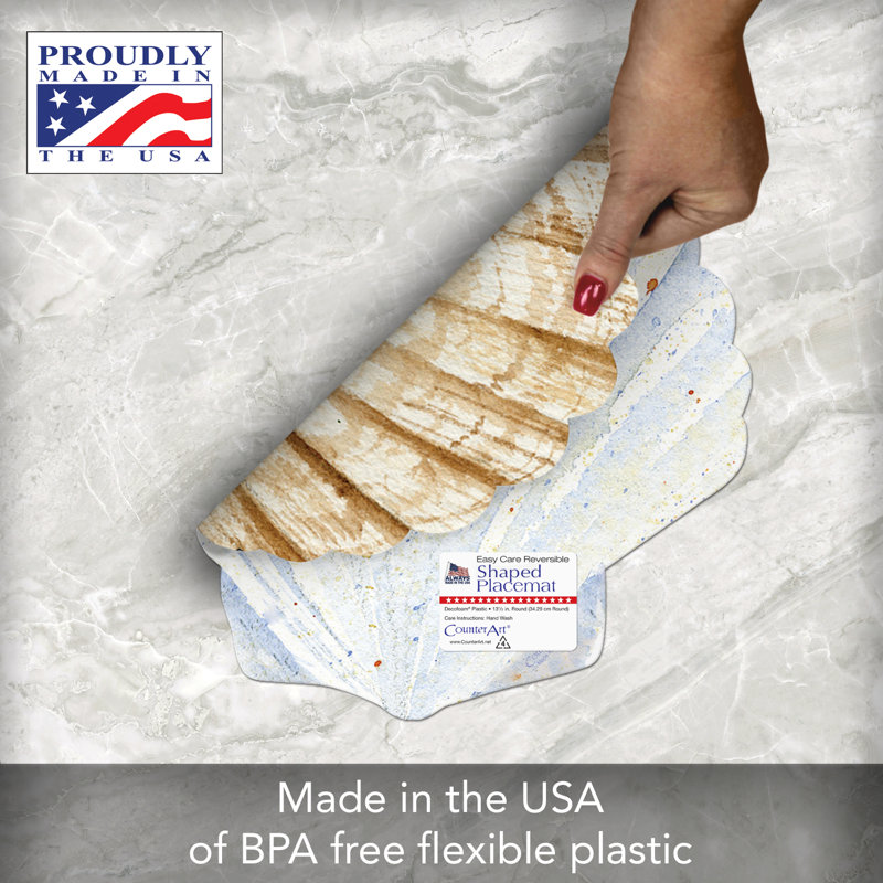 Shell 4 Piece Placemat Set