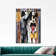 Charlie Chaplin And Mickey Mouse Featured In A Graffiti Canvas Print Evoking Contemporary Artwork Sensibilities