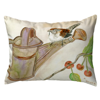 Outdoor Reversible Throw Pillow