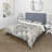 Indigold Grey Peonies II - Farmhouse Duvet Cover Set - Microfiber Polyester-38757570