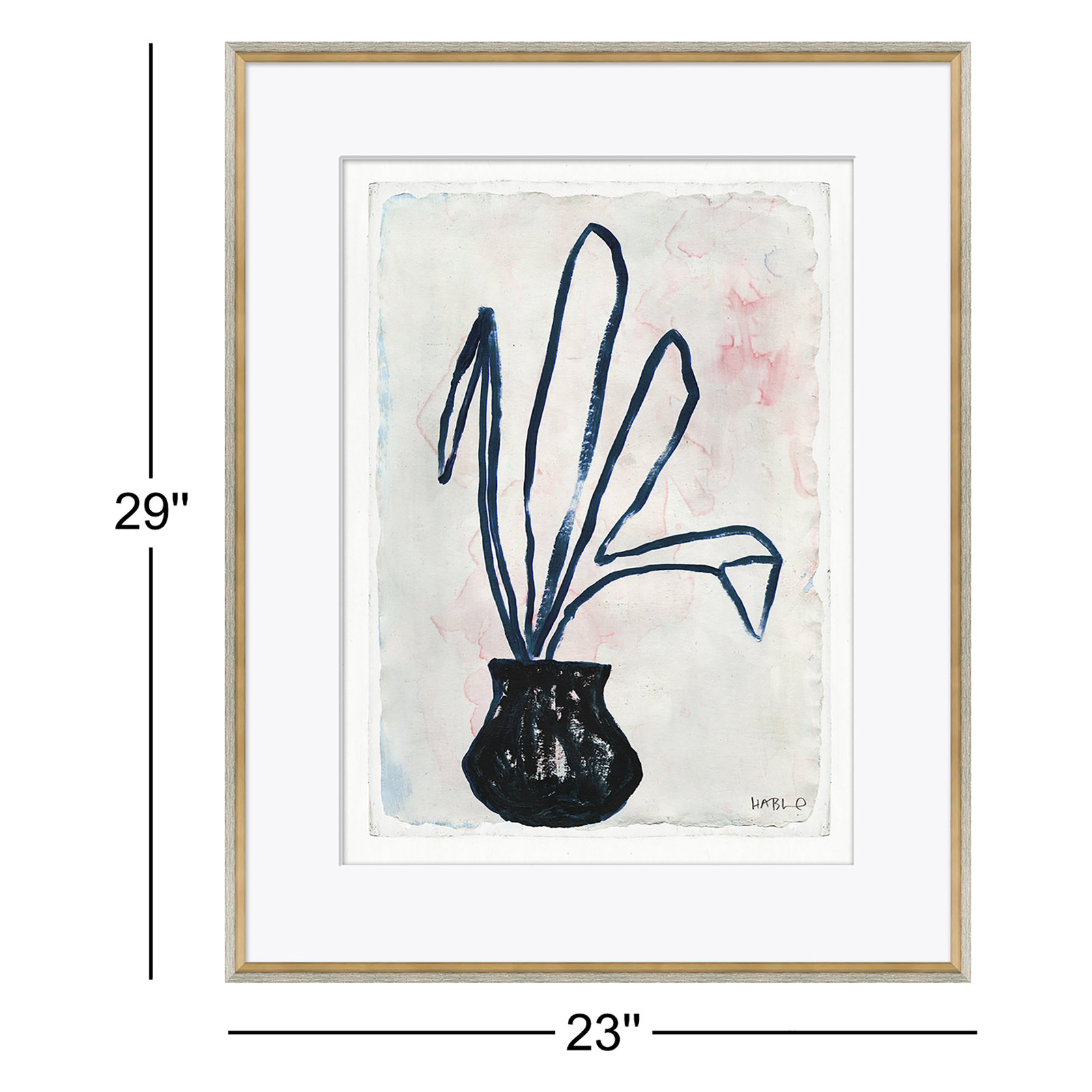 Susan Hable "Potted Frond" Print