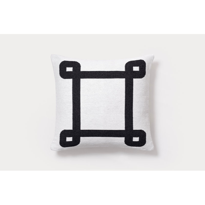 Brooks Brothers Rehmat Pillow, White
