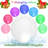 Solar Floating Pool Lights - Pack Of 2 Solar Powered Color Changing 14-Inch Balls - Float Or Hang In Pool Garden Backyard Pond Party Decorations - Inflatable Wateproof