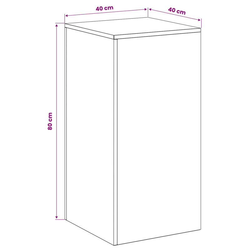 Plant Stand Garden Flower Pot Holder Outdoor Patio Terrace Industrial, 80cm H x 40cm L x 40cm D, Olive Green