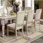 Chaise d'appoint style transitionnel 2 pièces