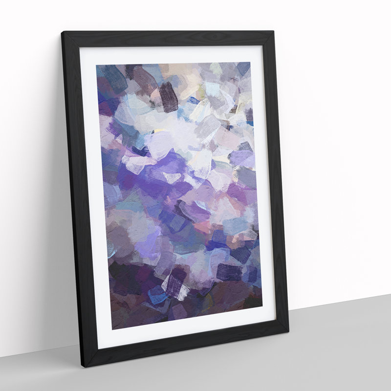 Joyful Sky - Single Picture Frame Print, Black, 64cm H x 46cm W x 2cm D