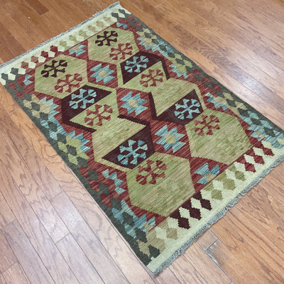  Handmade Kilim Wool Rug