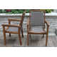 Fleur 74'' Rectangular 6 - Person Outdoor Dining Set