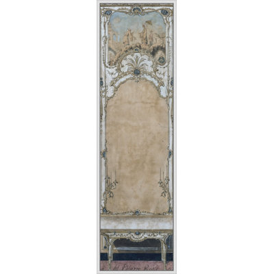 Palace of Caserta Triptych 2' Framed Print