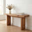 Table d'appoint en bois 63 pouces avec grain de bois naturel et nœuds