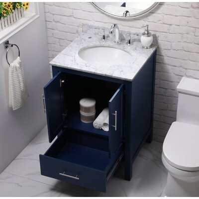 Beachcrest Home Nova 24'' Free Standing Single Bathroom Vanity with ...