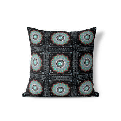 Housse et insert de coussin carré en polyester intérieur / extérieur