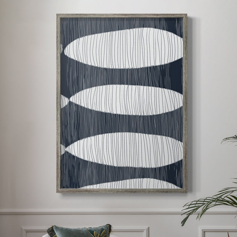 ABSTRACT Series DCCXXXV Framed Print - Solid Wood, 21" H x 17" W