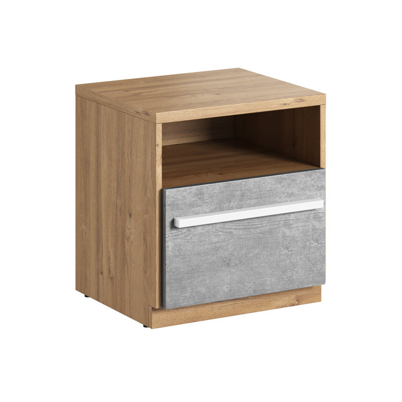 Lenart 1 Drawer Bedside Table