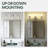 3 - Light Modern Vanity Light,Brushed Nickel