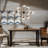 Orrhaen 12-Light Chandelier with Oversized Globe Bulbs-1804594027