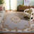 Aubusson 301 Hand Tufted Wool/Cotton Oriental Rug in Gray/Ivory/Brown-108597604