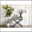 Table de chevet 23 po en bois avec table de bout, plateau et base en croix-806245800