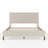 Martha Stewart Britta Upholstered Platform Bed With Piped Detail Headboard-97967477-97967474