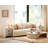 Modern Rustic Brown End Table-390683259