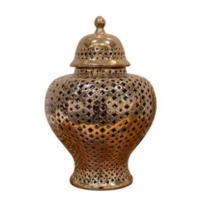 Pot à gingembre / temple en céramique