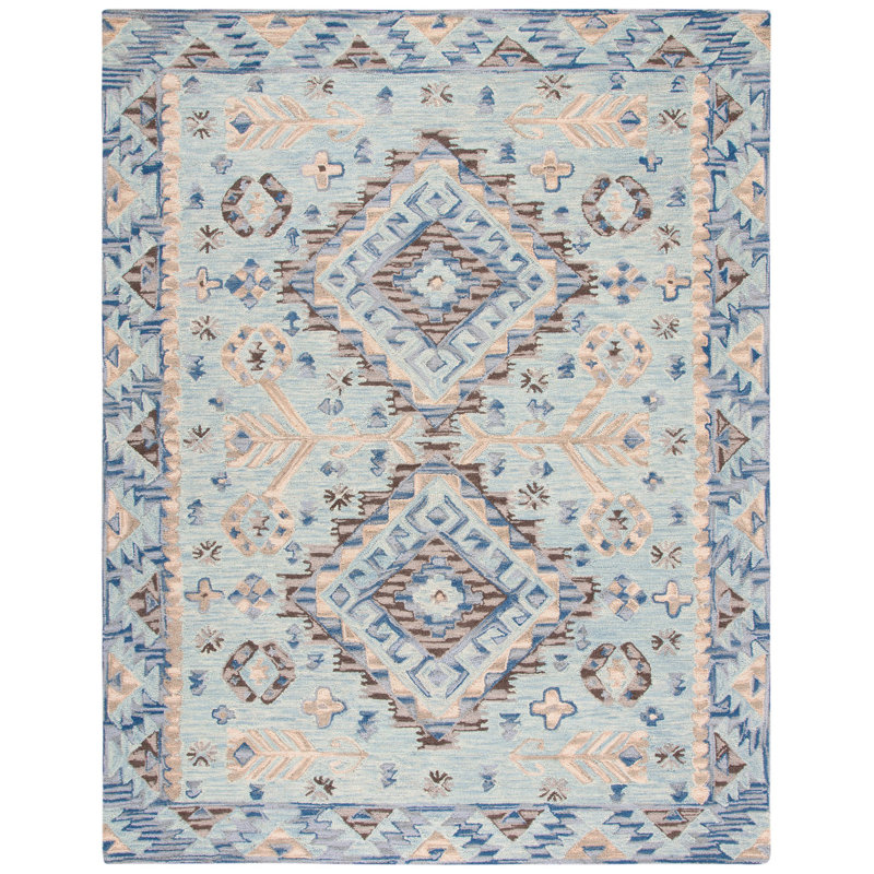 Tapis en laine touffeté à la main Deyoung, Rectangulaire 3 pi x 5 pi