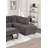 Fur-Like Corduroy Sectional Sofa Reversible Chaise Sofa W USB Storage Ottoman Upholstered Couch Pillows 3Pc Set Living Room-597787792