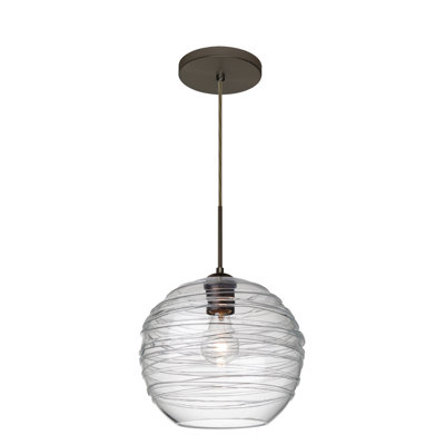 Luminaire sphère suspendu 1 lumières simple Lukens