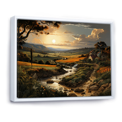 " Vineyard Charm Landscape V "
