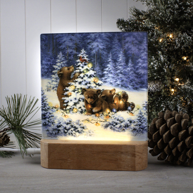Playful Bears Night Light